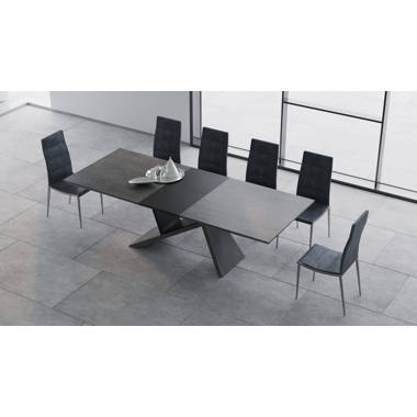 Highland dunes bernbaum extendable dining deals table